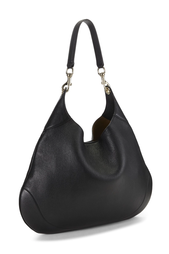 Black Calfskin Hobo Maxi, , large image number 1