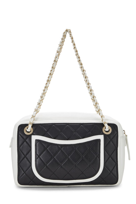 Chanel Multicolor Quilted Leather Medium Graphic Flap Bag Chanel