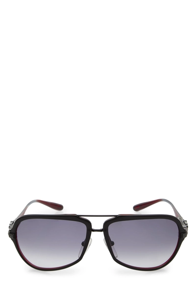 Black Metal Straight Up Sunglasses