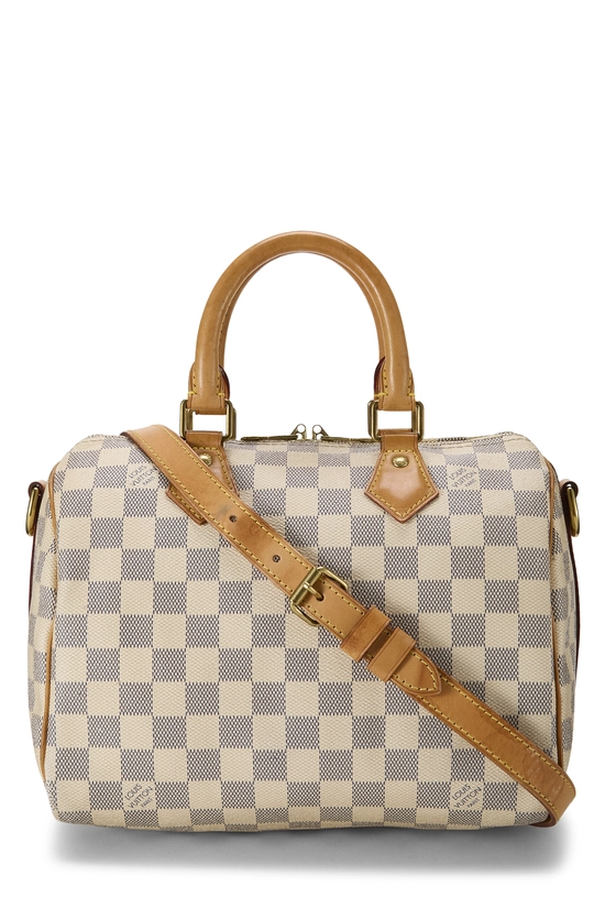 Damier Azur Speedy Bandouliere 25, , large image number 0