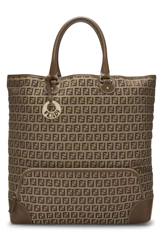 Brown Zucchino Canvas Tote, , large image number 0