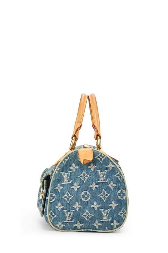 Blue Monogram Denim Neo Speedy, , large image number 2