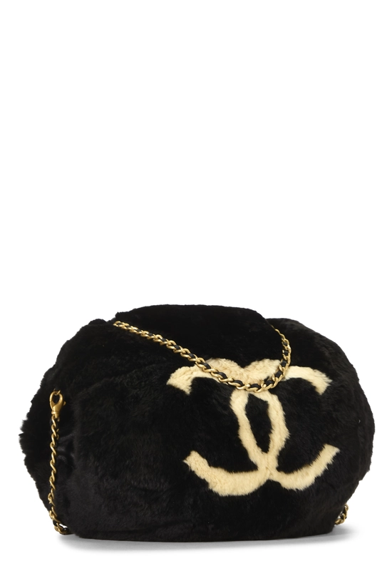 Black Lapin Muffler, , large image number 1