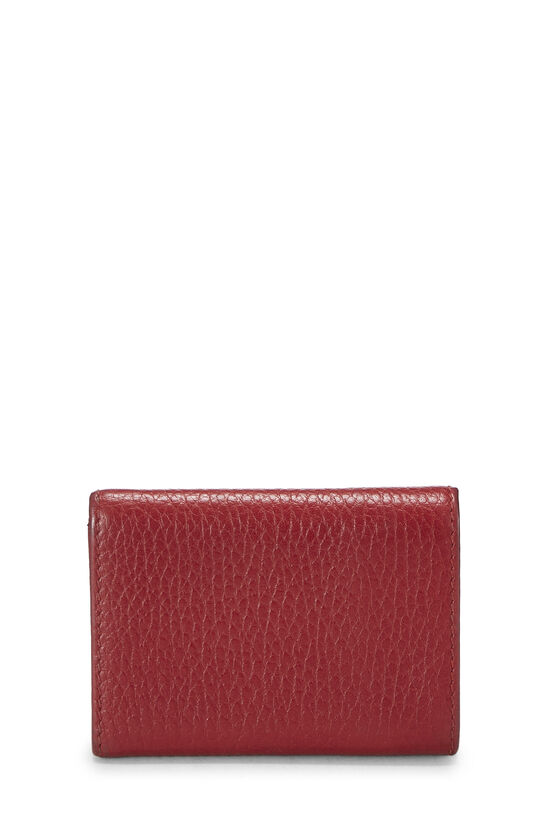 Red Leather 'GG' Marmont Wallet Small, , large image number 2