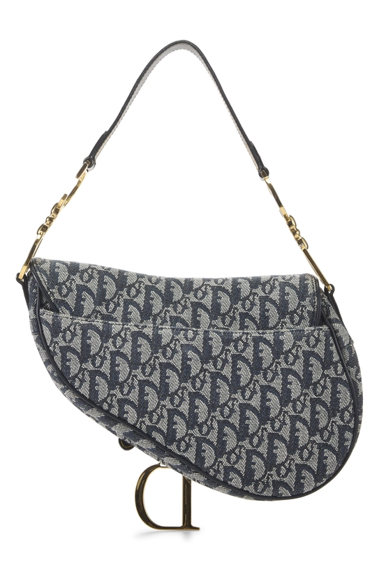 Navy Trotter Canvas Saddle Bag, , large image number 3
