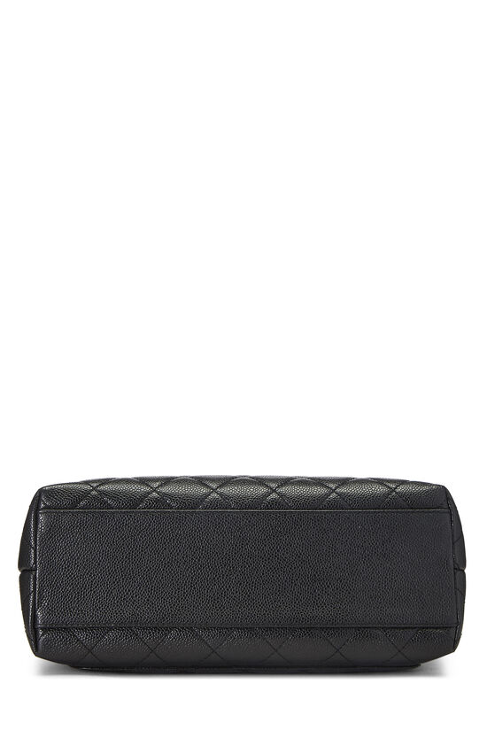 Black Quilted Caviar Kelly Jumbo, , large image number 5
