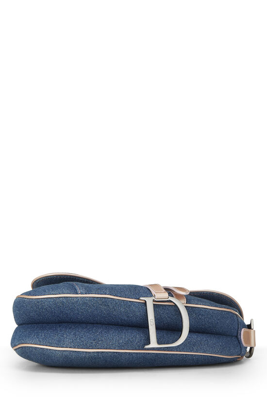 Blue Denim Saddle Bag, , large image number 4