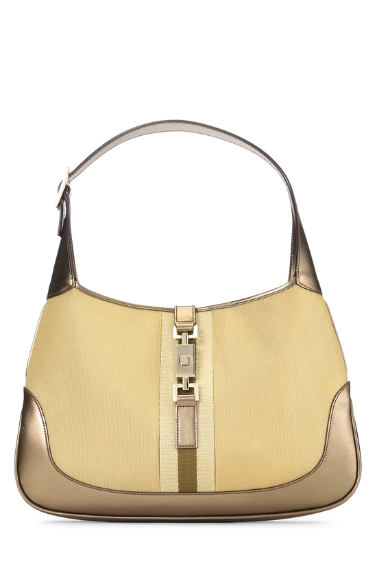 Gold Lurex Jackie Hobo Small, , large image number 0
