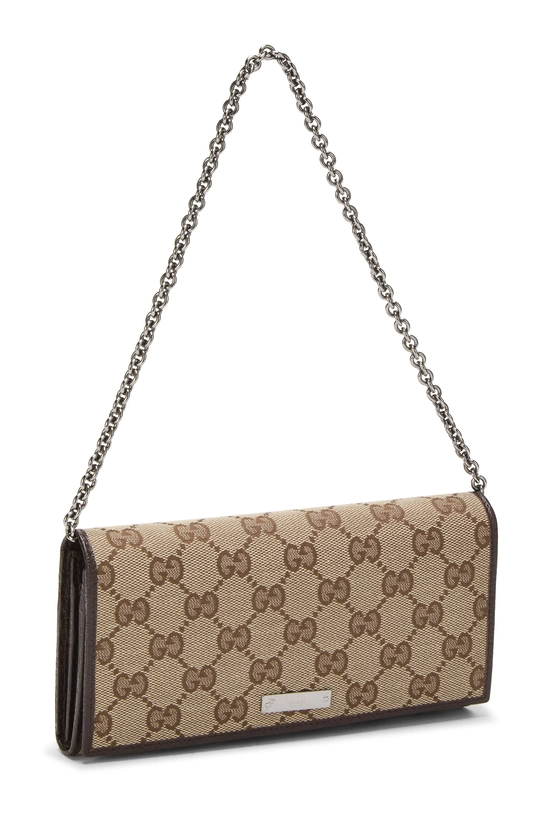 Original GG Canvas Wallet on Chain (WOC), , large image number 1