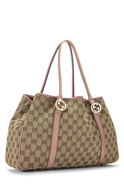 Gucci Pink Original GG Canvas Twins Tote — photo 2