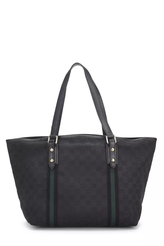 Black Original GG Canvas Jolicoeur Tote Large, , large image number 3