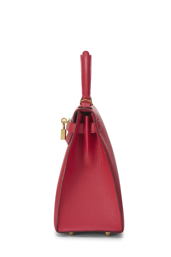 Rose Jaipur, Gris Perle Chevre Horseshoe Kelly Sellier 28, , large image number 2