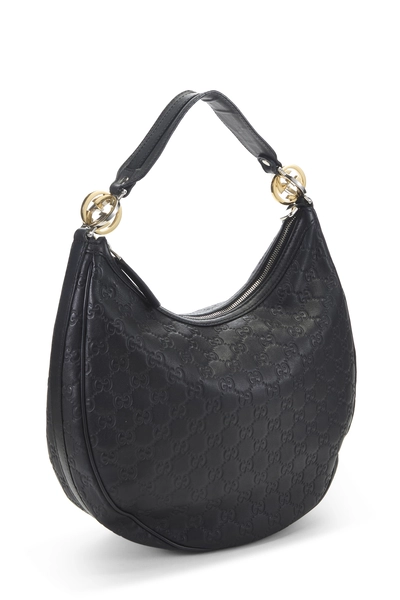 Gucci Black Guccissima GG Twins Hobo — photo 2
