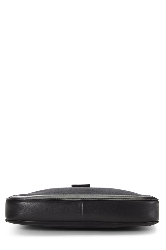 Black Canvas Shoulder Bag Small, , large image number 4