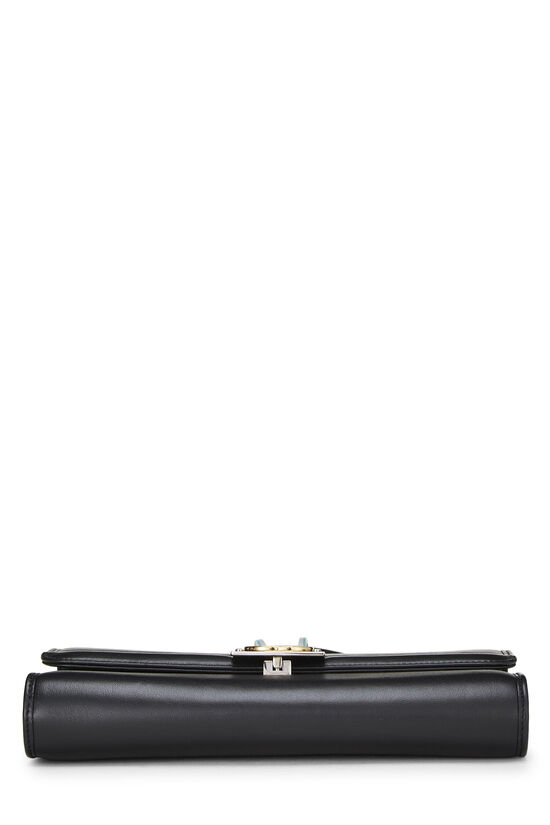 Black Leather Matisse Convertible Clutch, , large image number 4