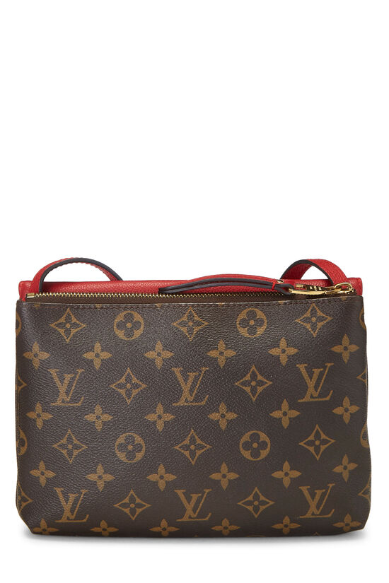 Red Monogram Canvas Twice, , large image number 5