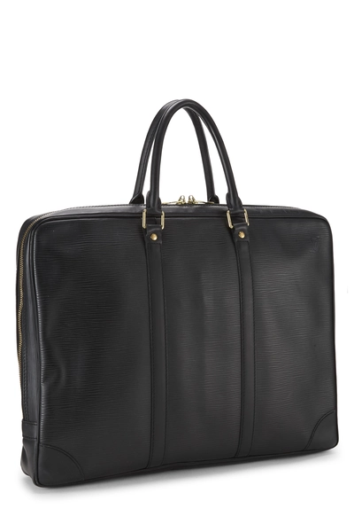 Louis Vuitton Black Epi Porte Documents Voyage — photo 2