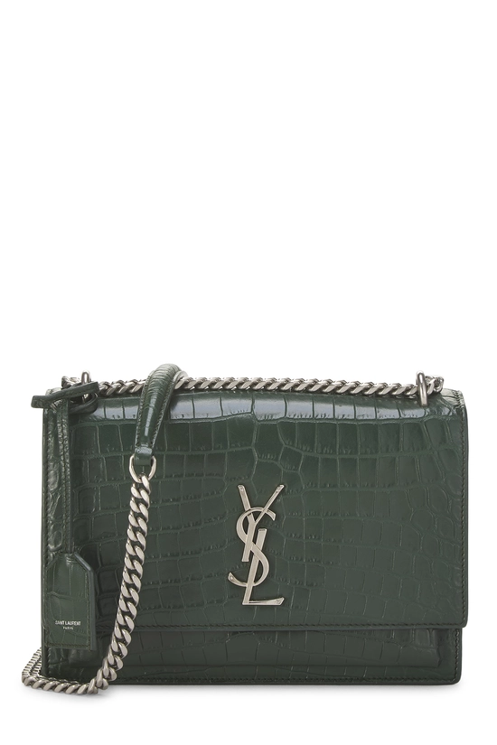 Green Embossed Leather Sunset Medium, , large image number 0