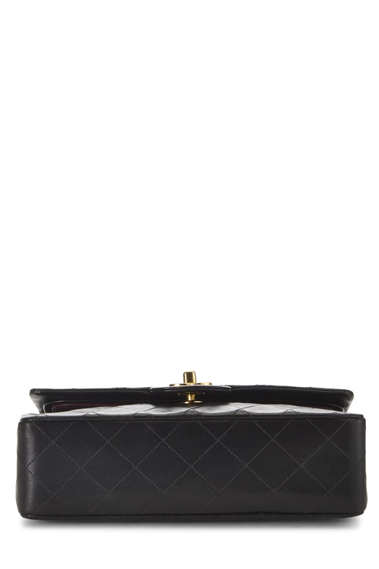 Black Quilted Lambskin Classic Double Flap Small, , large image number 4