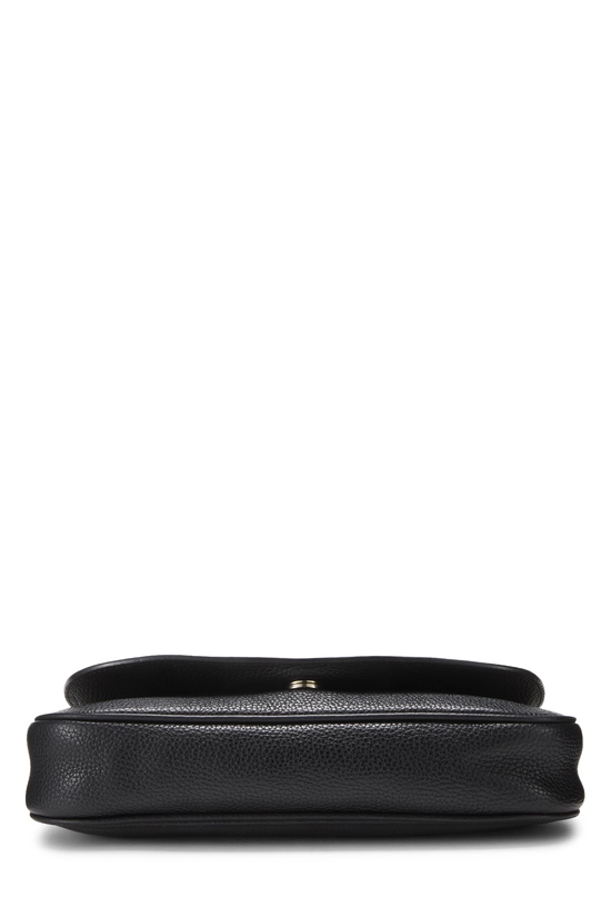 Black Grained Leather Soho Crossbody, , large image number 4