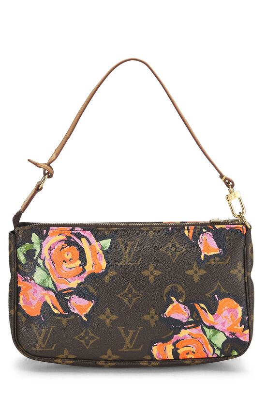 Stephen Sprouse x Louis Vuitton Monogram Roses Pochette Accessoires, , large image number 3