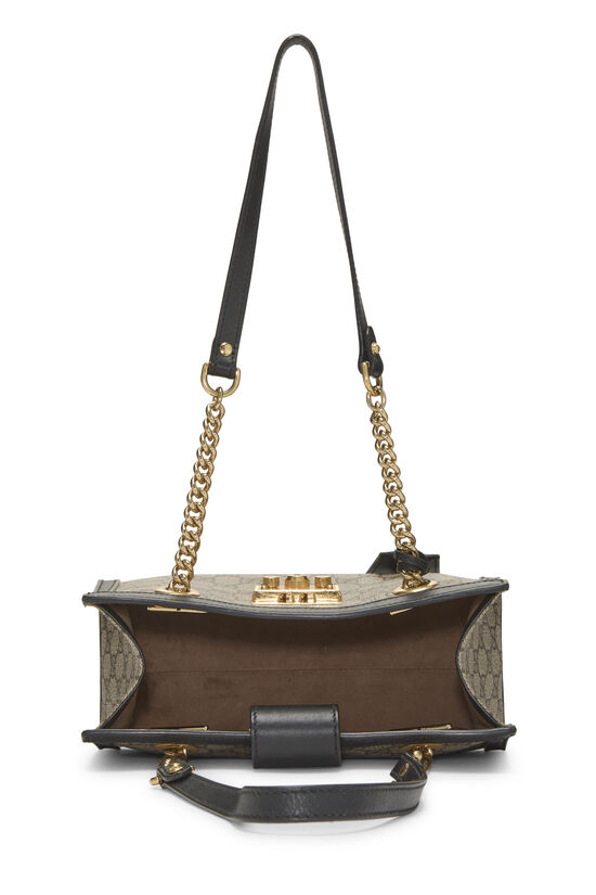 Black GG Supreme Padlock Tote Small, , large image number 5