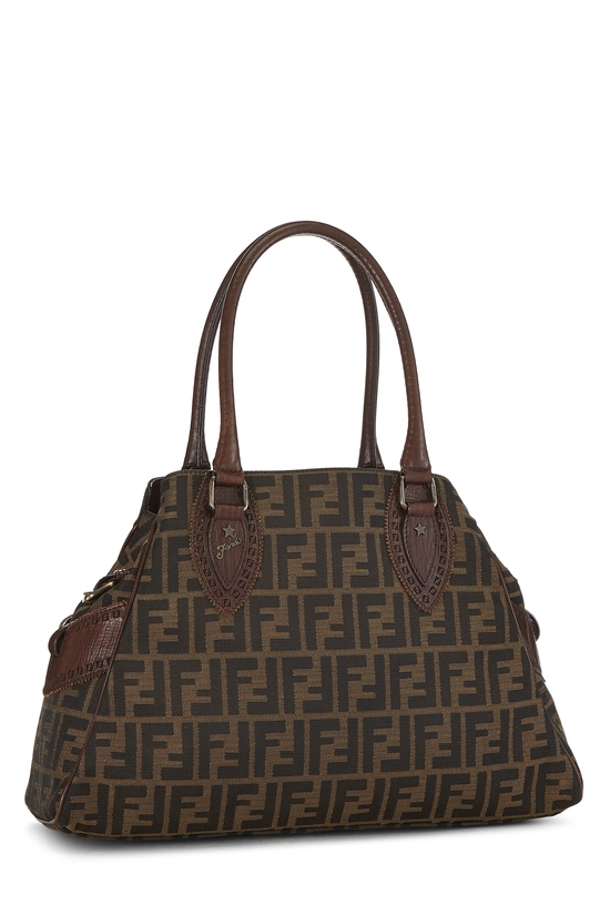 Brown Zucca Canvas Bag Du Jour, , large image number 1