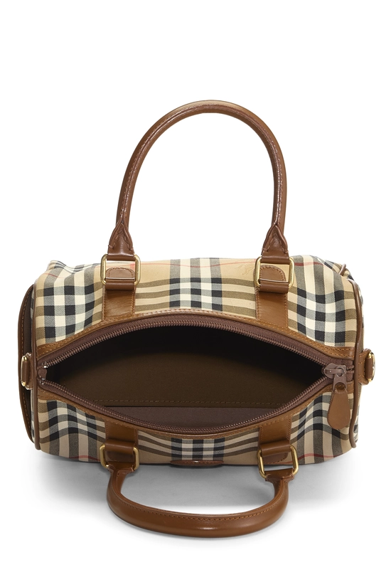 Brown Haymarket Check Canvas Boston Small, , large image number 5