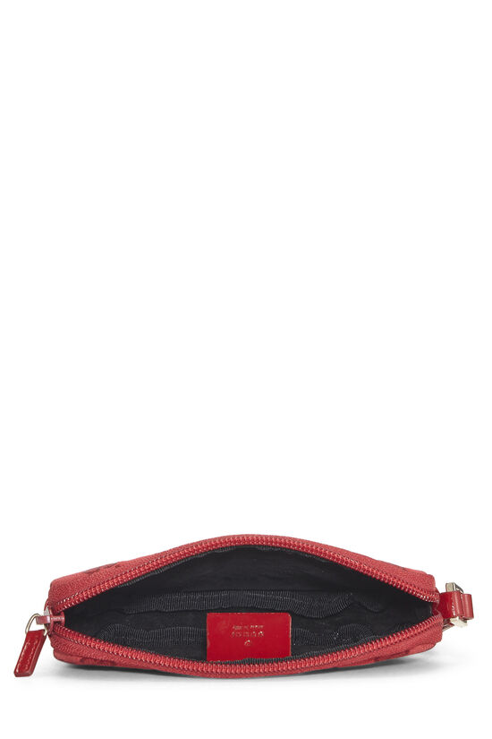 Red GG Canvas Pouch, , large image number 3