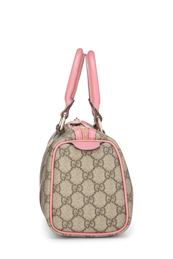 Pink Original GG Supreme Canvas Joy Boston Handbag Small, , large image number 2