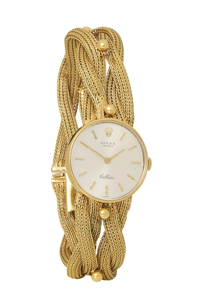 Yellow Gold Cellini Braided Bracelet Watch