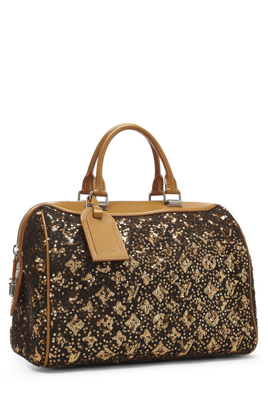 Authentic Louis Vuitton Special Edition Sequined Sunshine Express Speedy 30  Bag