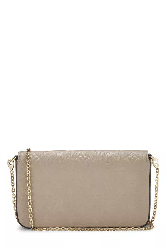 Grey Monogram Empreinte Pochette Felicie, , large image number 3