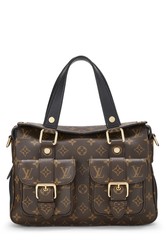 Black Monogram Canvas Manhattan MM NM, , large image number 0
