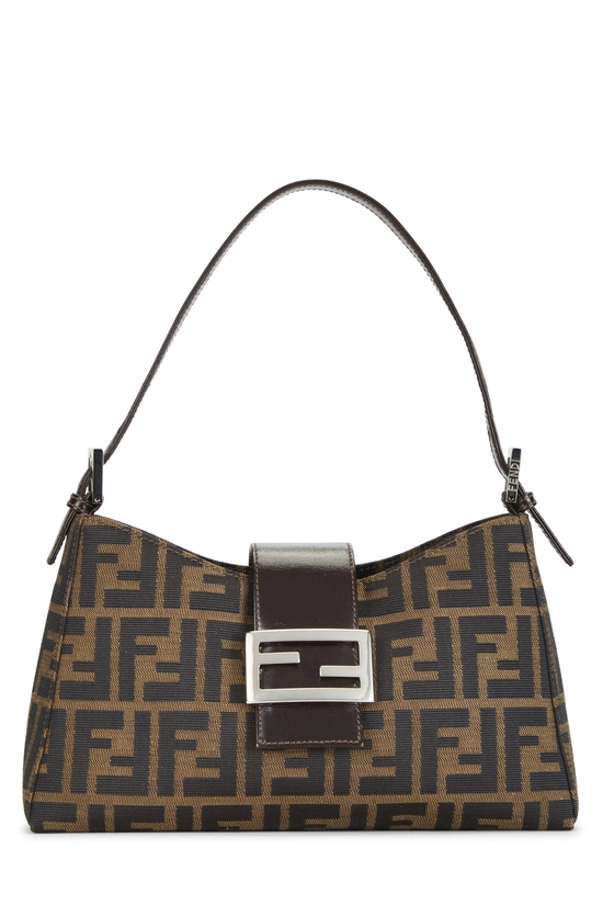 Brown Zucca Canvas Shoulder Bag, , large image number 0