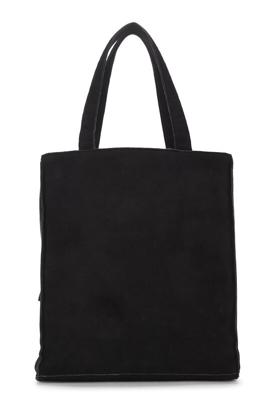 Black Suede Fringe Handbag Mini, , large image number 3