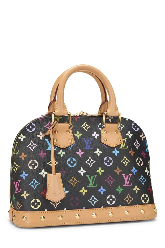 Takashi Murakami x Louis Vuitton Black Monogram Multicolore Alma PM NM, , large image number 1
