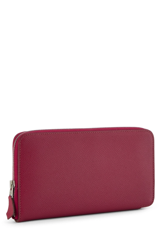 Rouge Grenat Epsom Azap Wallet, , large image number 1