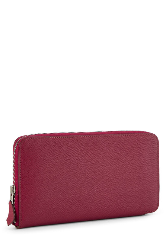 Rouge Grenat Epsom Azap Wallet, , large image number 1