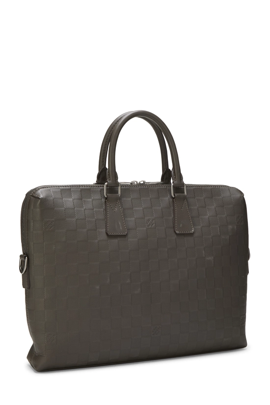 Grey Damier Ebene Porte Documents Jour, , large image number 1