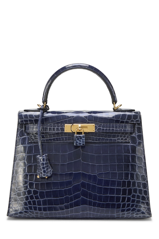 Blue Saphir Niloticus Crocodile Kelly Sellier 28, , large image number 0