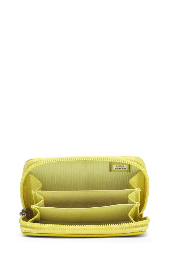 Yellow Caviar Zip Around Wallet Small, , large image number 4