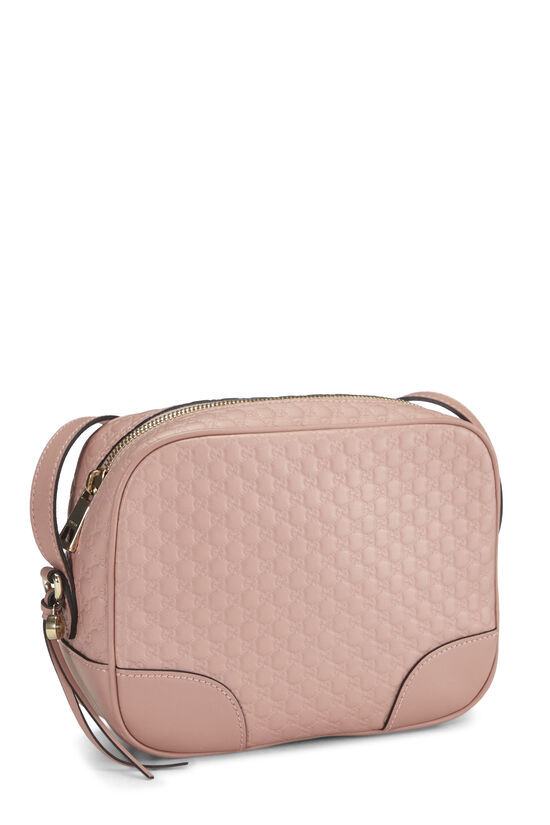 Pink Microguccissima Leather Bree Crossbody, , large image number 2