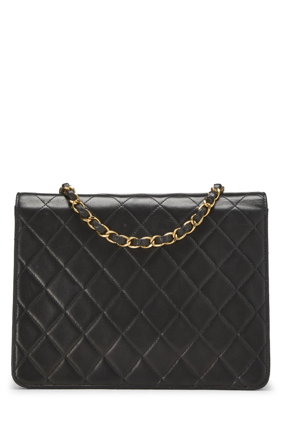 Black Quilted Lambskin Ex Flap Small, , large image number 3