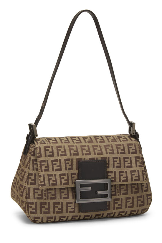 Pre-Owned Brown Zucchino Canvas Mama Mini QBB0M7CR09006