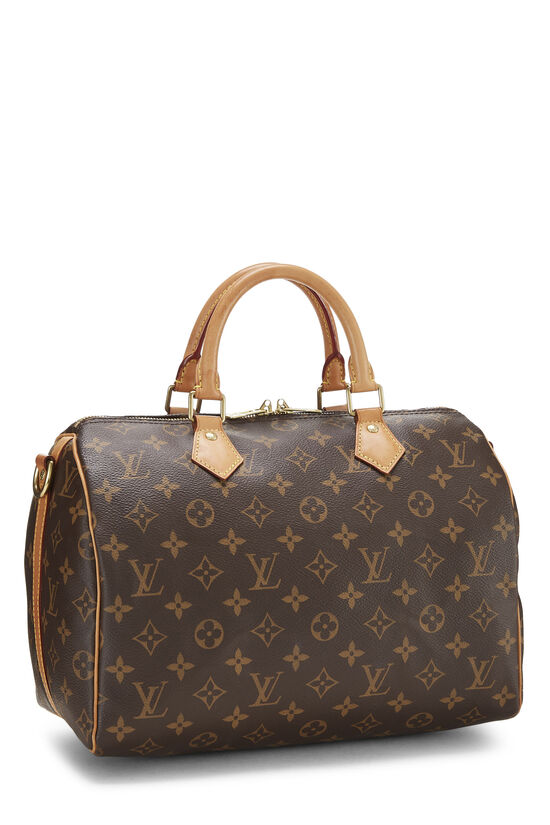 Louis Vuitton Limited Edition Monogram Canvas Speedy Chain 20 Bag