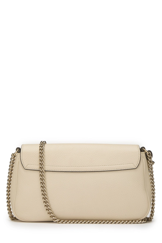 White Grained Leather Soho Crossbody, , large image number 3