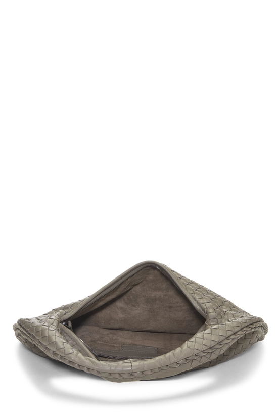 Grey Intrecciato Veneta Hobo Medium, , large image number 5