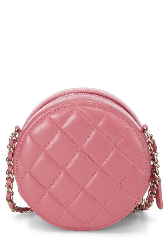 Pink Lambskin Lucky Charm Chain Crossbody, , large image number 5