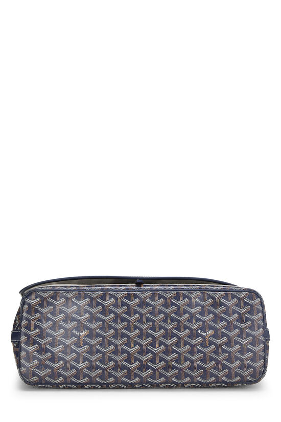 Navy Goyardine Canvas Capetien MM, , large image number 4